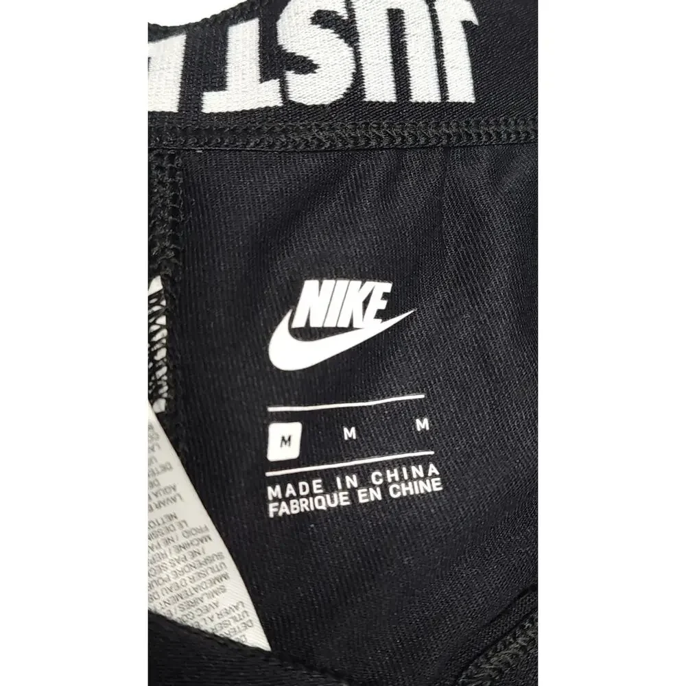 Nike Womens black full length leggings size M